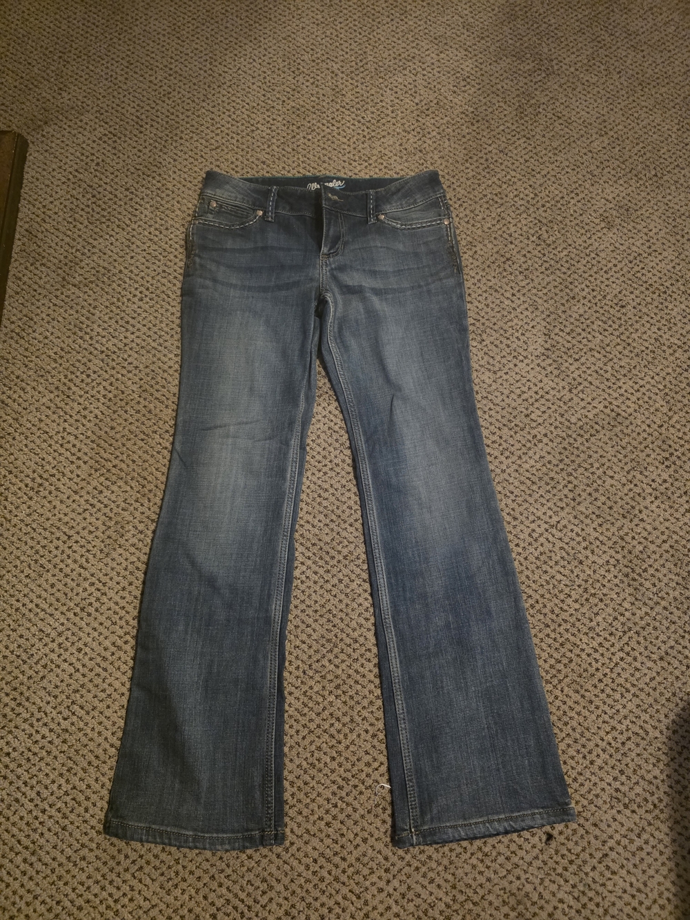 Wrangler Women's Dark Blue Bootcut Jeans